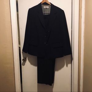 COPY - Black pinstriped suit